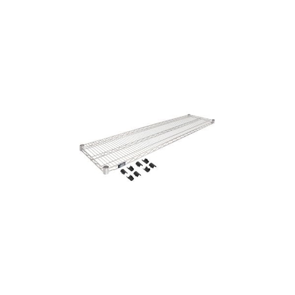 Global Equipment Nexel S1472C Chrome Wire Shelf 72"W x 14"D 188571 - main